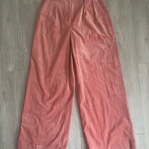 Banana Republic Salmon Corduroy wide leg Trousers